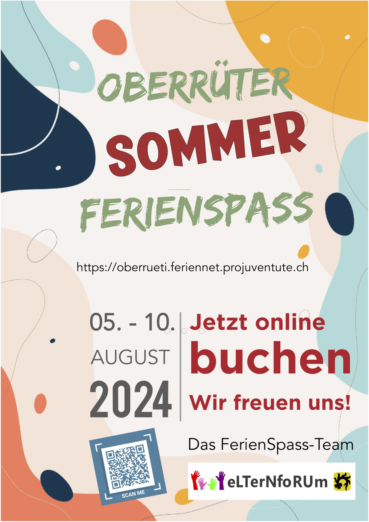 FerienSpass Oberrüti Flyer